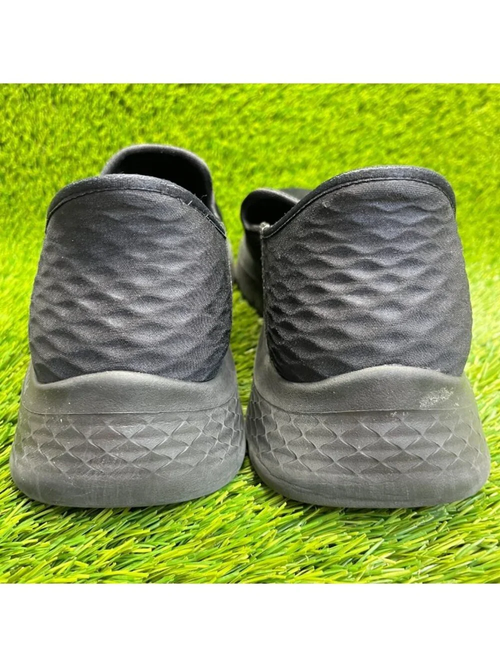Skechers Go Walk Flex No Hands Mens Size 9.5 Black Walking Shoes Sneakers